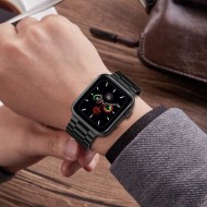 Стоманена верижка за Apple Watch 4/5/6/7/8/SE/Ultra 1/2 (44/45/49 mm) от Tech-Protect Stainless - Черна