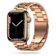 Стоманена верижка за Apple Watch 4/5/6/7/8/SE/Ultra 1/2 (44/45/49 mm) от Tech-Protect Stainless - Rose Gold