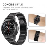 Стоманена верижка за Samsung Gear S3 от Tech-Protect Stainless - Черна