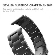 Стоманена верижка за Samsung Gear S3 от Tech-Protect Stainless - Черна