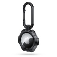 Калъф с карабинер за Apple AirTag от Tech Protect Tpucarbon - Черен