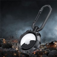 Калъф с карабинер за Apple AirTag от Tech Protect Tpucarbon - Черен