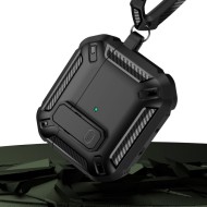 Удароустойчив кейс за Apple Airpods Pro 1 / 2 от Tech-Protect X-Carbo - черен