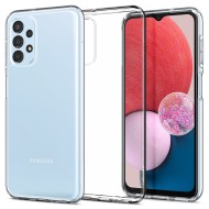 Удароустойчив, силиконов кейс за Samsung Galaxy A13 4G/LTE от Spigen Liquid Crystal - Прозрачен