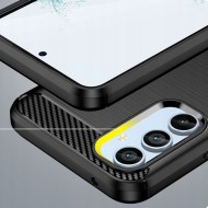 Удароустойчив кейс за Samsung Galaxy A14 4G/5G от Tech-Protect TPUcarbon - Черен