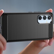 Удароустойчив кейс за Samsung Galaxy A14 4G/5G от Tech-Protect TPUcarbon - Черен
