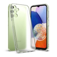 Удароустойчив твърд кейс за Samsung Galaxy A14 4G/5G от Ringke Fusion - матово прозрачен