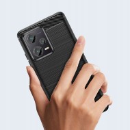 Удароустойчив кейс за Xiaomi Redmi Note 12 5G / Poco X5 5G от Tech-Protect TPUcarbon - черен