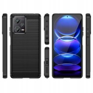 Удароустойчив кейс за Xiaomi Redmi Note 12 5G / Poco X5 5G от Tech-Protect TPUcarbon - черен