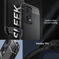 Удароустойчив кейс за Xiaomi Redmi Note 12 5G / Poco X5 5G от Spigen Rugged Armor - Черен