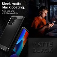 Удароустойчив кейс за Xiaomi Redmi Note 12 Pro Plus 5G от Spigen Rugged Armor - Черен