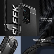 Удароустойчив кейс за Xiaomi Redmi Note 12 Pro Plus 5G от Spigen Rugged Armor - Черен