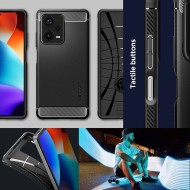 Удароустойчив кейс за Xiaomi Redmi Note 12 Pro Plus 5G от Spigen Rugged Armor - Черен