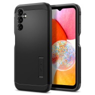 Удароустойчив, твърд кейс за Samsung Galaxy A14 4G/LTE от Spigen Tough Armor - Черен