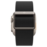 Текстилна каишка за Apple Watch 4 / 5 / 6 / 7 / 8 / SE / Ultra 1/2 (42/44/45/49 mm) от Spigen Fit Lite Ultra - Черен