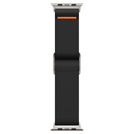 Текстилна каишка за Apple Watch 4 / 5 / 6 / 7 / 8 / SE / Ultra 1/2 (42/44/45/49 mm) от Spigen Fit Lite Ultra - Черен