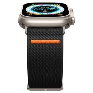 Текстилна каишка за Apple Watch 4 / 5 / 6 / 7 / 8 / SE / Ultra 1/2 (42/44/45/49 mm) от Spigen Fit Lite Ultra - Черен
