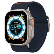 Текстилна каишка за Apple Watch 4 / 5 / 6 / 7 / 8 / SE / Ultra 1/2 (42/44/45/49 mm) от Spigen Fit Lite Ultra - Navy