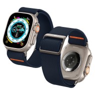 Текстилна каишка за Apple Watch 4 / 5 / 6 / 7 / 8 / SE / Ultra 1/2 (42/44/45/49 mm) от Spigen Fit Lite Ultra - Navy