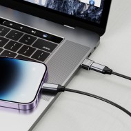 Преходник USB-A към USB-C от Tech-Protect UltraBoost Adapter - Черен