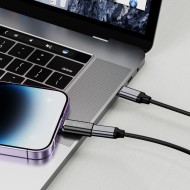Преходник Lightning към USB Type-C от Tech-Protect UltraBoost Adapter - Черен