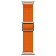 Текстилна каишка за Apple Watch 4 / 5 / 6 / 7 / 8 / SE / Ultra 1/2 (42/44/45/49 mm) от Spigen Fit Lite Ultra - Оранжева