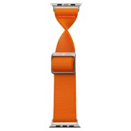 Текстилна каишка за Apple Watch 4 / 5 / 6 / 7 / 8 / SE / Ultra 1/2 (42/44/45/49 mm) от Spigen Fit Lite Ultra - Оранжева