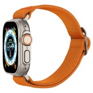 Текстилна каишка за Apple Watch 4 / 5 / 6 / 7 / 8 / SE / Ultra 1/2 (42/44/45/49 mm) от Spigen Fit Lite Ultra - Оранжева
