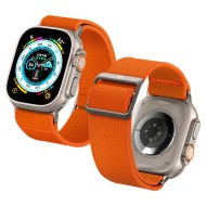 Текстилна каишка за Apple Watch 4 / 5 / 6 / 7 / 8 / SE / Ultra 1/2 (42/44/45/49 mm) от Spigen Fit Lite Ultra - Оранжева