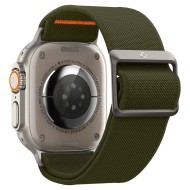 Текстилна каишка за Apple Watch 4 / 5 / 6 / 7 / 8 / SE / Ultra 1/2 (42/44/45/49 mm) от Spigen Fit Lite Ultra - Khaki