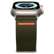 Текстилна каишка за Apple Watch 4 / 5 / 6 / 7 / 8 / SE / Ultra 1/2 (42/44/45/49 mm) от Spigen Fit Lite Ultra - Khaki