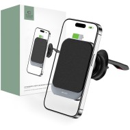 Стойка за автомобил с MagSafe безжично зареждане 15W от Tech Protect MM15W-V2 - Черна