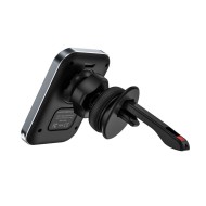 Стойка за автомобил с MagSafe безжично зареждане 15W от Tech Protect MM15W-V2 - Черна