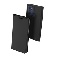 Кожен тефтер за Motorola Moto G60s от Dux Ducis Skin Pro - Черен
