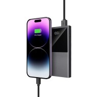 Преносима батерия Power Bank 10 000 mAh от Tech-Protect PB12 22.5W - Сива