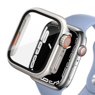 Кейс с протектор за Apple Watch 4 / 5 / 6 / SE (44mm) от Tech-Protect Defense360 - Titanium/Orange