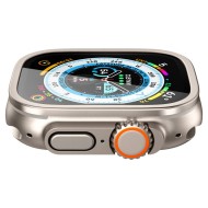 Стъклен протектор с рамка за Apple Watch Ultra 1/2 (49mm) от Spigen Glas.TR Slim Pro - Titanium
