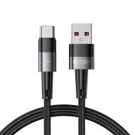 Кабел за зареждане USB-A / USB-C с 66W / 6A от Tech-Protect Ultraboost 100см - сив