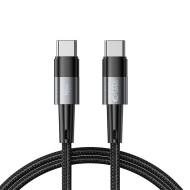 Кабел за зареждане USB-C / USB-C с PD 60W / 3A от Tech-Protect Ultraboost 100см - сив
