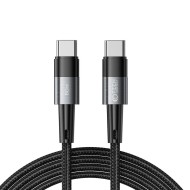 Кабел за зареждане USB-C / USB-C с PD 60W / 3A от Tech-Protect Ultraboost 200см - сив