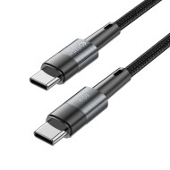 Кабел за зареждане USB-C / USB-C с PD 60W / 3A от Tech-Protect Ultraboost 200см - сив