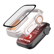Кейс с протектор за Apple Watch 4 / 5 / 6 / SE (44mm) от Tech-Protect Defense360 - Черно/Оранжево