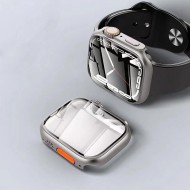 Кейс с протектор за Apple Watch 4 / 5 / 6 / SE (44mm) от Tech-Protect Defense360 - Черно/Оранжево