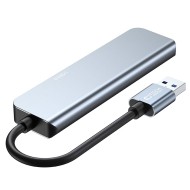 Адаптер 5 в 1 за лаптопи с USB-A вход от Tech Protect V0-HUB Adapter 5 in 1 - Сив