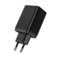Зарядно за IOS и Android с PD65W / QC3.0 от Tech-Protect C65W - Черно