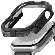 Удароустойчив кейс за Apple Watch 4/5/6/7/8/SE (44/45 мм) от Ringke Fusion Bumper - Черен