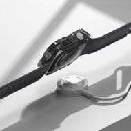 Удароустойчив кейс за Apple Watch 4/5/6/7/8/SE (44/45 мм) от Ringke Fusion Bumper - Черен