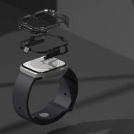 Удароустойчив кейс за Apple Watch 4/5/6/7/8/SE (44/45 мм) от Ringke Fusion Bumper - Черен