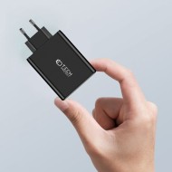 Зарядно за IOS и Android с PD100W / QC3.0 от Tech-Protect NC100W-GAN - Черно