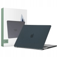 Тънък кейс за Apple Macbook Air M2-M5 (15" 2023-2026) от Tech-Protect Smartshell - Черен мат